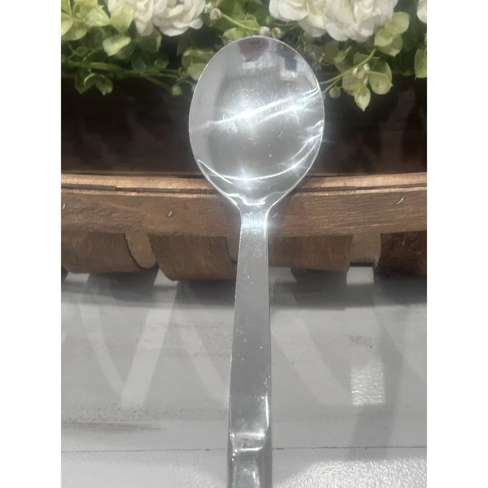 MCM Stainless Steel Serving Spoon Set of Two Serving Spoons